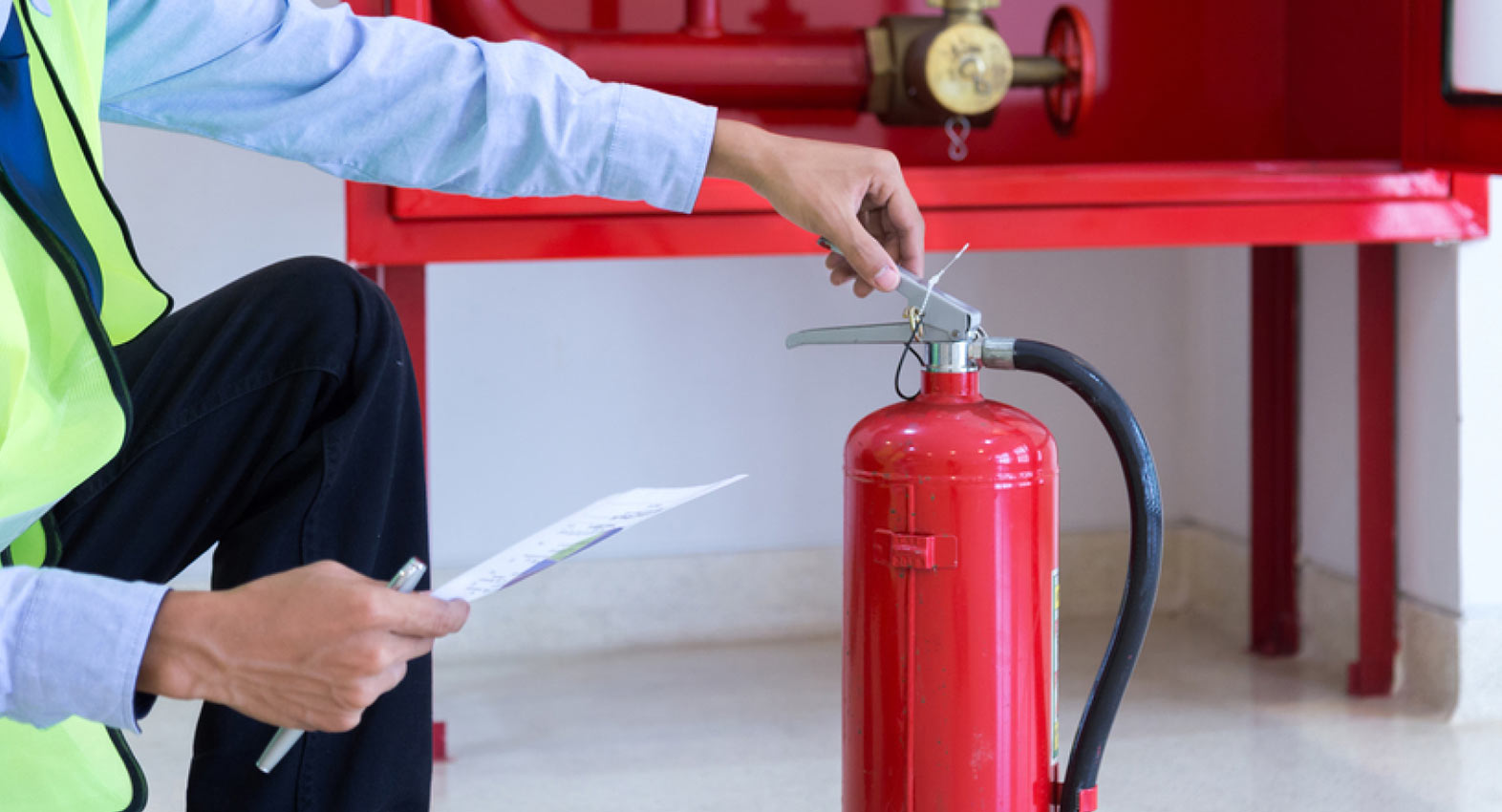 Where to get shop fire extinguisher checked